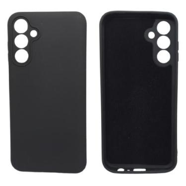 Imagem de Capa Aveludada Preta Para Galaxy A15 M15 + Película 3D 9D - Mustangsho