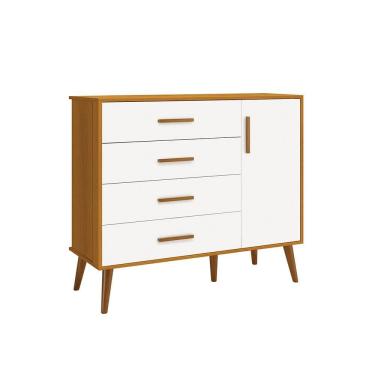 Imagem de Comoda Sapateira Infantil Isis 4 Gavetas e 1 Porta - Reller