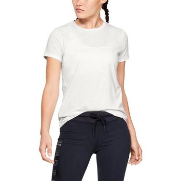 Imagem de Camiseta de Treino Feminina Under Armour Graphic WM Classic Crew, Bran