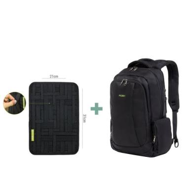 Imagem de Kit MochilaJourney Pro Preta Mais Organizador Metrix One Posher