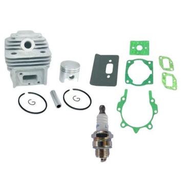Imagem de Kit Cilindro Pistão Vela E Jogo De Juntas Roçadeira 43cc 40mm - KXT
