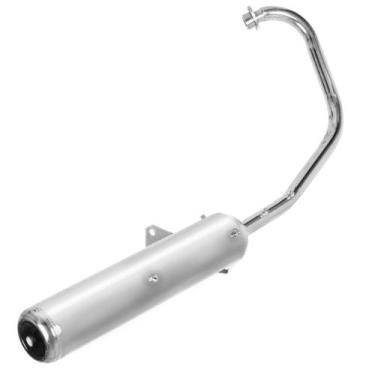 Imagem de Escapamento Moto Honda Cbx 200 Strada 1998 a 2003 Modelo Original Crom