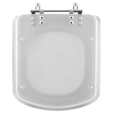 Imagem de Assento Sanitario Poliester Quadra Transparente para vaso Deca - Pontt