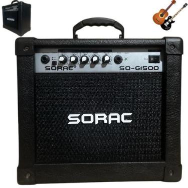 Imagem de Amplificador Cubo Sorac Guitarra E Violão So-g1500 15w Preto Caixa som
