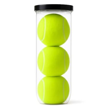 Imagem de Bolas de Tênis Alta Performance – Pack com 3 Bolas – Cor Verde Vibrante