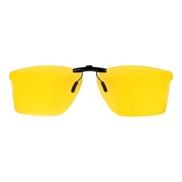 Imagem de Óculos de sol polarizados CLIP-ON para Oakley Ox8140 masculino, Amarelo, 56 X 18