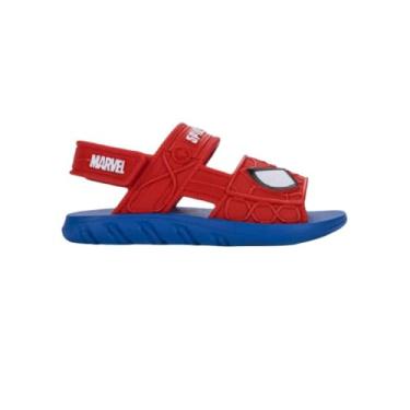 Imagem de Sandalia Grendene Kids Homem Aranha Furgao Azul/vermelho 033/34
