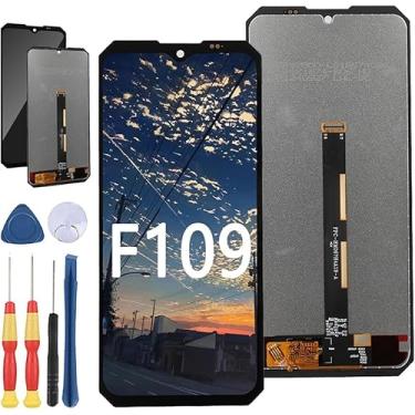 Imagem de Yuxyiony Nova tela de substituição para tela LCD Fossibot F109 e acessórios de ferramenta de substituição