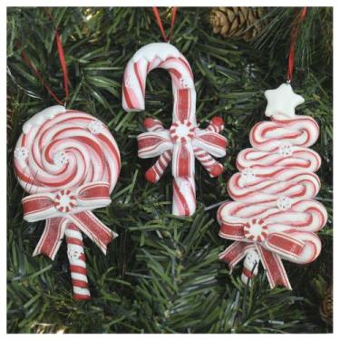 Imagem de Kit 6 Enfeites Pendentes Rosa Para Árvore De Natal - Gici Christmas