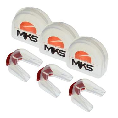 Imagem de Protetor Bucal MKS - Duplo (Pack com 3 + Estojos)