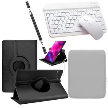 Imagem de Kit Completasso Para Redmi Pad 2 Capa + Teclado Mouse+ Caneta Touch + 