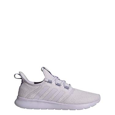 Imagem de adidas Tênis de corrida feminino Cloudfoam Pure 2.0, Amanhecer prateado/amanhecer prateado/violeta prata, 7