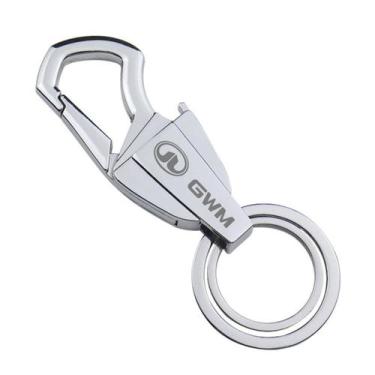 Imagem de Chaveiro Para Gwm Prata Cromado Haval H6 Phev Ora Awd - J - Lualki Sto