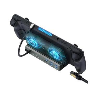 Imagem de Estação De Acoplamento USB C ROG Ally 4K 60Hz Com Ethernet Gigabit De 