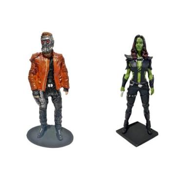 Imagem de Kit Bonecos Senhor das Estrelas e Gamora Filme Guardiões da Galáxia 20