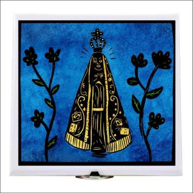 Imagem de Xilogravura Nossa Senhora Aparecida em azulejo - @meu.brasao
