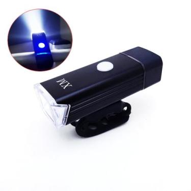 Imagem de Farol Lanterna LED Pisca Alerta Para Bike Bicicleta Recarregável USB A