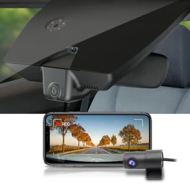 Imagem de Fitcamx Frente 2160P+Traseiro 1080P Dash Cam Adequada para Hyundai Santa Fe 2019 2020 (Part No#S2000), OEM Olhar, DUAL HD Vídeo, WiFi & APP, Loop Gravação, G-Sensor, Fácil de Usar, 128GB Cartão