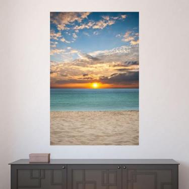 Imagem de Painel Adesivo de Parede - Pôr do Sol - Praia - 1581pnm - Allodi