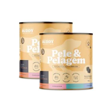 Imagem de 2 Buddy Nutrition Suplemento Alimentar Pele e Pelagem Cães Cão Cachorros kit