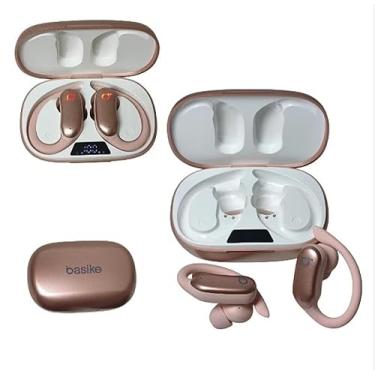 Imagem de Fone De Ouvido Bluetooth 5.3 Sem Fio Hifi TWS Esportivo Estéreo Resistente a Água (Rose)