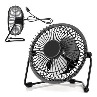 Imagem de Mini Ventilador De Mesa Usb Portátil Ferro Silencioso Not Pc