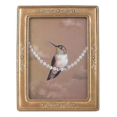 Imagem de Porta-retratos SIKOO Vintage 13x18cm em resina de bronze