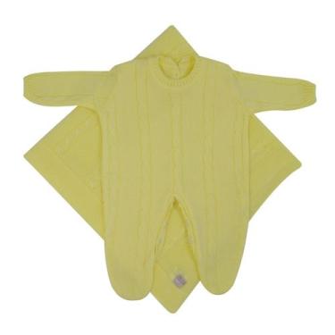 Imagem de O Início Perfeito: Saída de Maternidade Trança - Kowak Baby, Amarelo