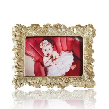 Imagem de Porta-retratos Yanoayimo Gold 5x7 Vintage de alta definição