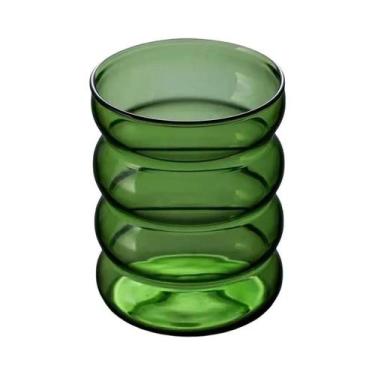 Imagem de Copo De Vidro Espiral Colorido Com Dupla Parede, Utensílio Criativo Pa