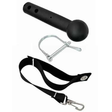 Imagem de ODIER Conector Flexível De Cabeça Esférica Para Reboques Bicicleta, Carrinhos Criança, Peça Reposição Montagem Eixo (Esfera + Mangas)