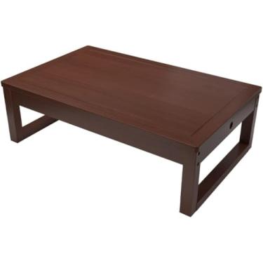 Imagem de Mesa De Centro Multifutiol Simplicity Kung Fu Mesa De Chá Tatami Bay Window Table Mesa Lateral Mesa Lateral Baixa Mesa De Cama
