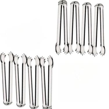 Imagem de Pegador Multiuso para Salada, Pães, Macarrão e Churrasco, Pinça Cozinha e Culinária, Inox Profissional Longo(10)