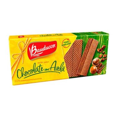 Imagem de Wafer Sabor Chocolate Com Avelã Bauducco 140g