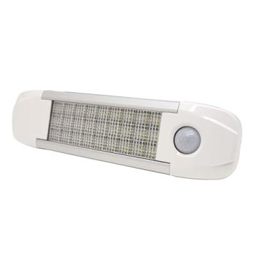 Imagem de DUNTUO Barra de luz interna LED PIR Sensor de movimento Van Lâmpada de área de carga 12 V/24 V DC à prova d'água IP67 para barco, trailer, caminhão, trailer, varanda, toldo