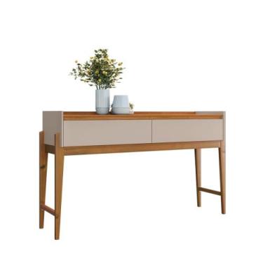Imagem de Aparador Para Sala 2 Gavetas Moscou Cedro Off White - CASA H