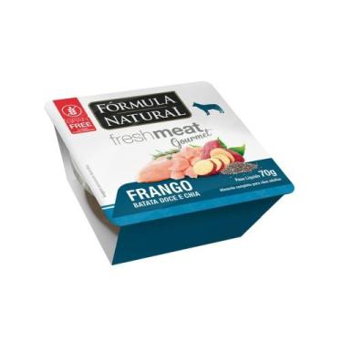Imagem de Ração Úmida Fórmula Natural Fresh Meat Gourmet Cães Frango 70g - ADIMA