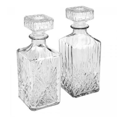 Imagem de Garrafa em vidro p/ licor whisky sortida 900ml - Lyor