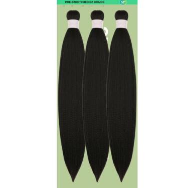 Imagem de Fibra sintética pré-esticada Braiding Hair Gozill Black