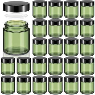 Imagem de Frascos de vidro Norme 4 onças/120 ml com tampas à prova de vazamentos