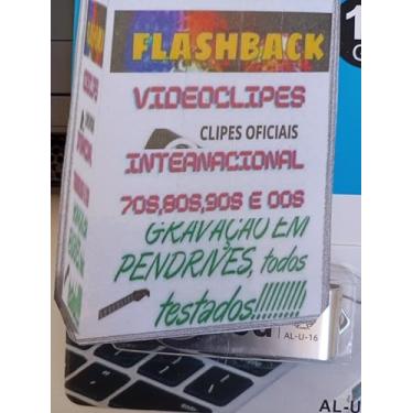 Imagem de Pen drive 16gb com Videoclipes (Flashback) mp4