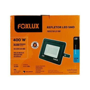 Imagem de Refletor Led 400W Preto 6500 Foxlux Bivolt