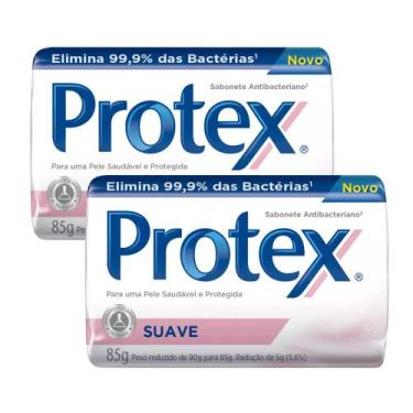 Imagem de Kit 2 Sabonete Protex Suave 85g