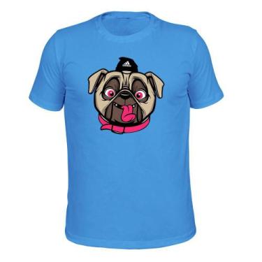 Imagem de Camiseta T-Shirt Tecido Macio Estampada Réplica - Surprass, Azul claro
