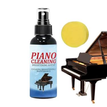Imagem de Piano Key Cleaner Spray,Spray Para Teclas De Piano Com Brilho - 100ml Nebulizador Suave Elimina Digitais Para Festivais Musicais