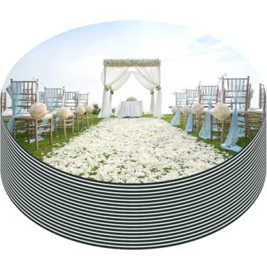 Imagem de Pacote com 17 espelhos redondos de acrílico para mesas centrais de mesa, placas espelhadas circulares, não vidro, folhas redondas espelhadas, bandejas de vela de cristal para decoração de parede de