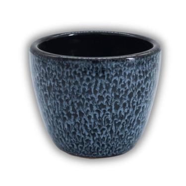 Imagem de Vaso Cerâmica Kalanchoe (06) Azul Cascata BURGUINA