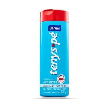 Imagem de Tenys Pé Baruel Menta Fresh Pó 100g - Talco desodorante para os pés