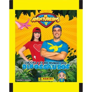 Imagem de Kit Com 5 Envelopes Para Luccas Neto e Gi Mundo Dino Panini, Luccas Ne
