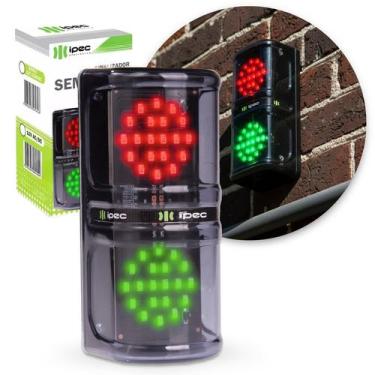 Imagem de Semáforo Led Sinalizador Ipec Estacionamento Luz 12 Volt